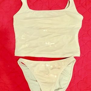 🖤Gorgeous Tank-ini W/ Loose Sequins in Chiffon🖤